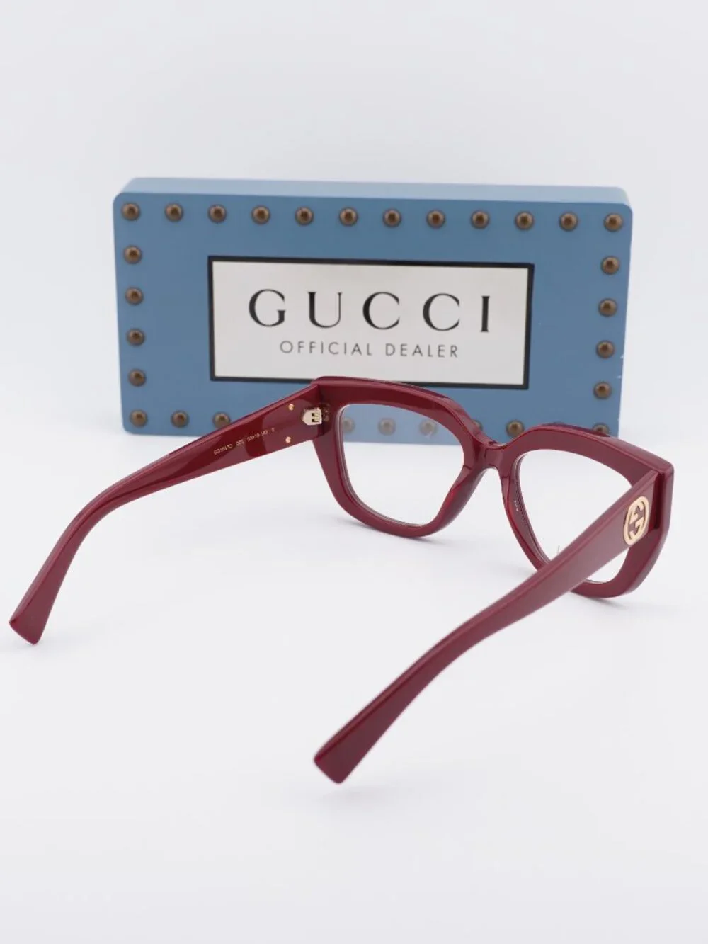 Gucci GG1847O 003 Cat Eye Eyeglasses 53mm - Bordeaux